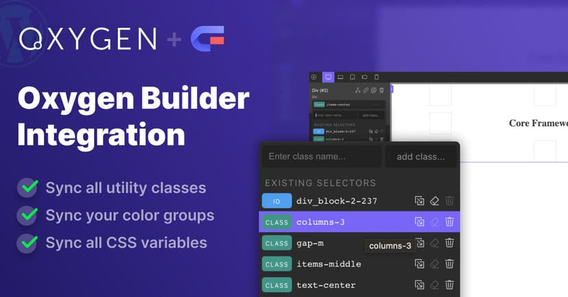 Oxygen Builder Integration